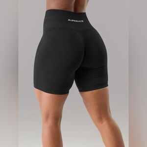 Alphalete Black Biker Shorts